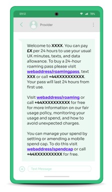 Provider-text-message