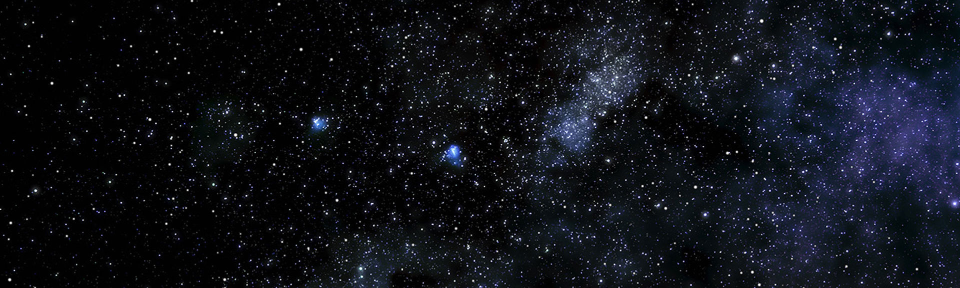A starry night sky
