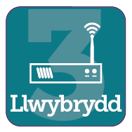 Symudwch eich llwybrydd fel nad yw ar bwys dyfeisiau eraill