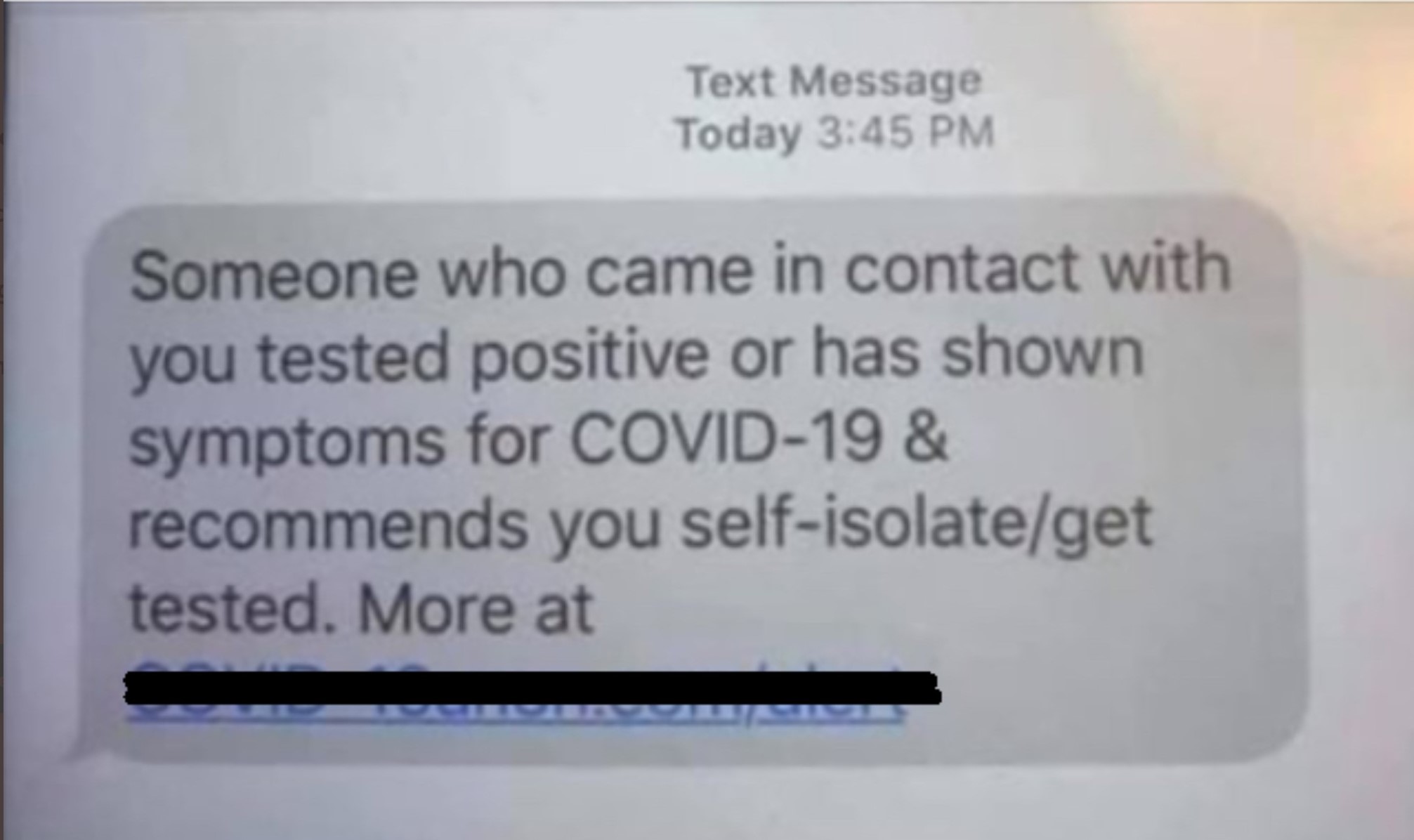 An example of a phishing scam reported by the Chartered Trading Standards Institute. This is not an official text, and the link should not be trusted. An example of a phishing scam reported by the Chartered Trading Standards Institute. This is not an official text, and the link should not be trusted.